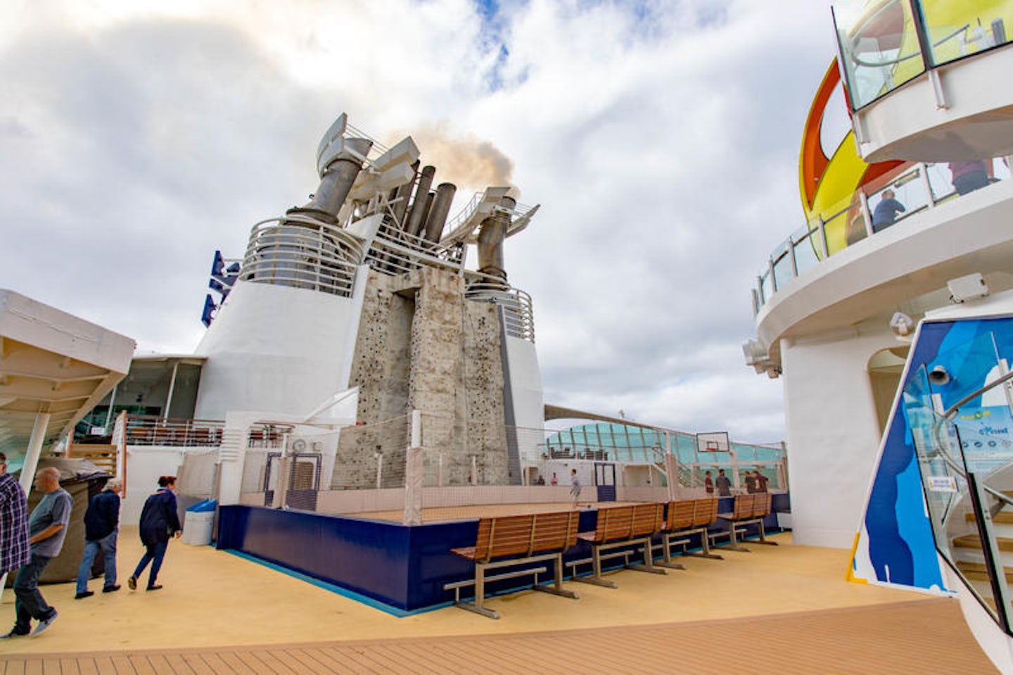 Rock Climbing Wall on Independence of the Seas