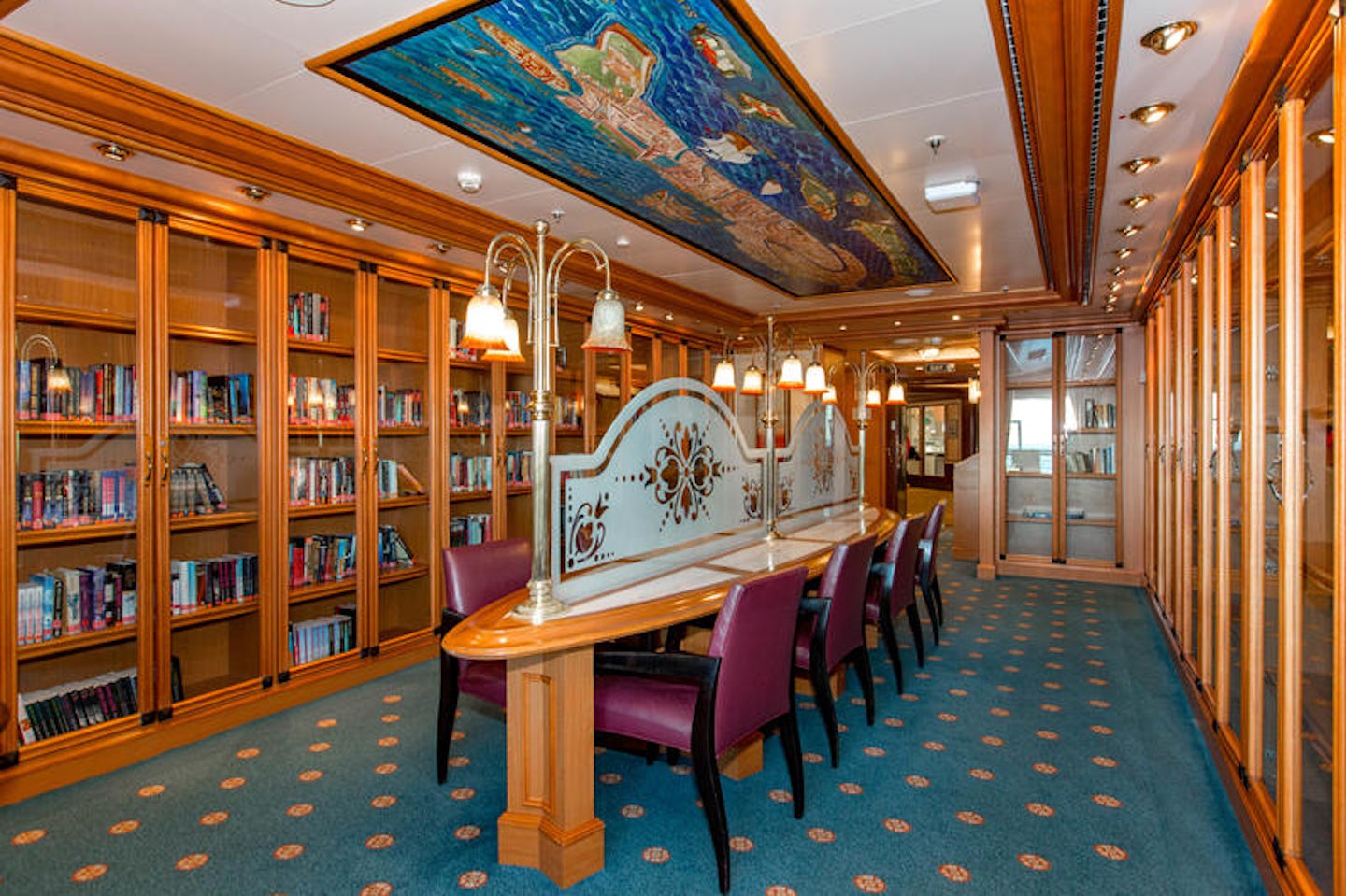 Library on Ruby Princess