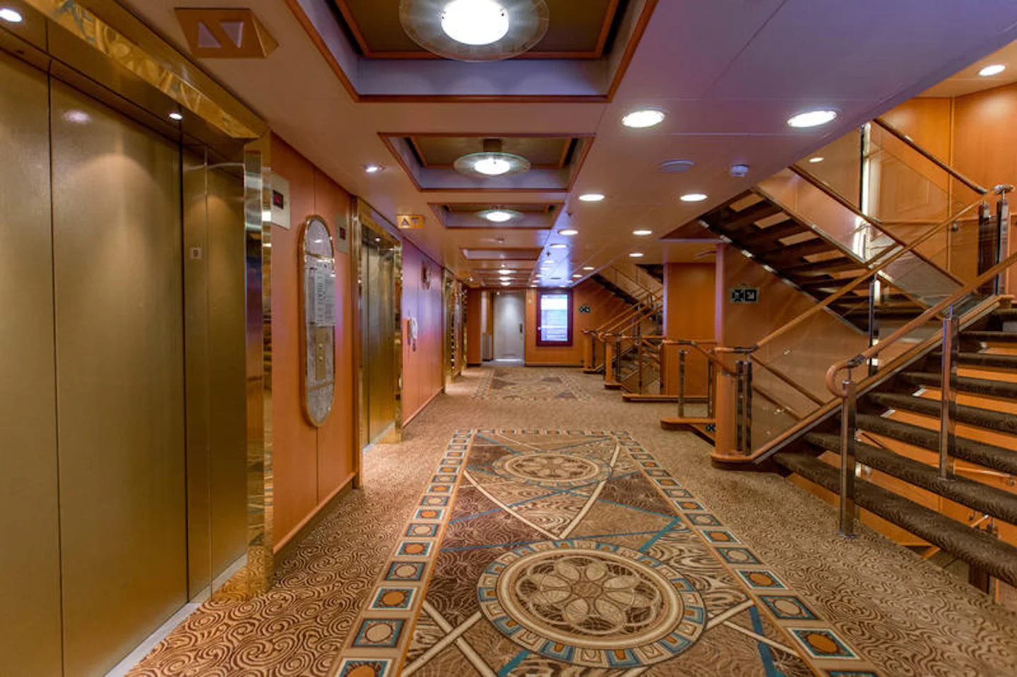 Hallways, Stairways and More on Ruby Princess Cruise Ship - Cruise Critic