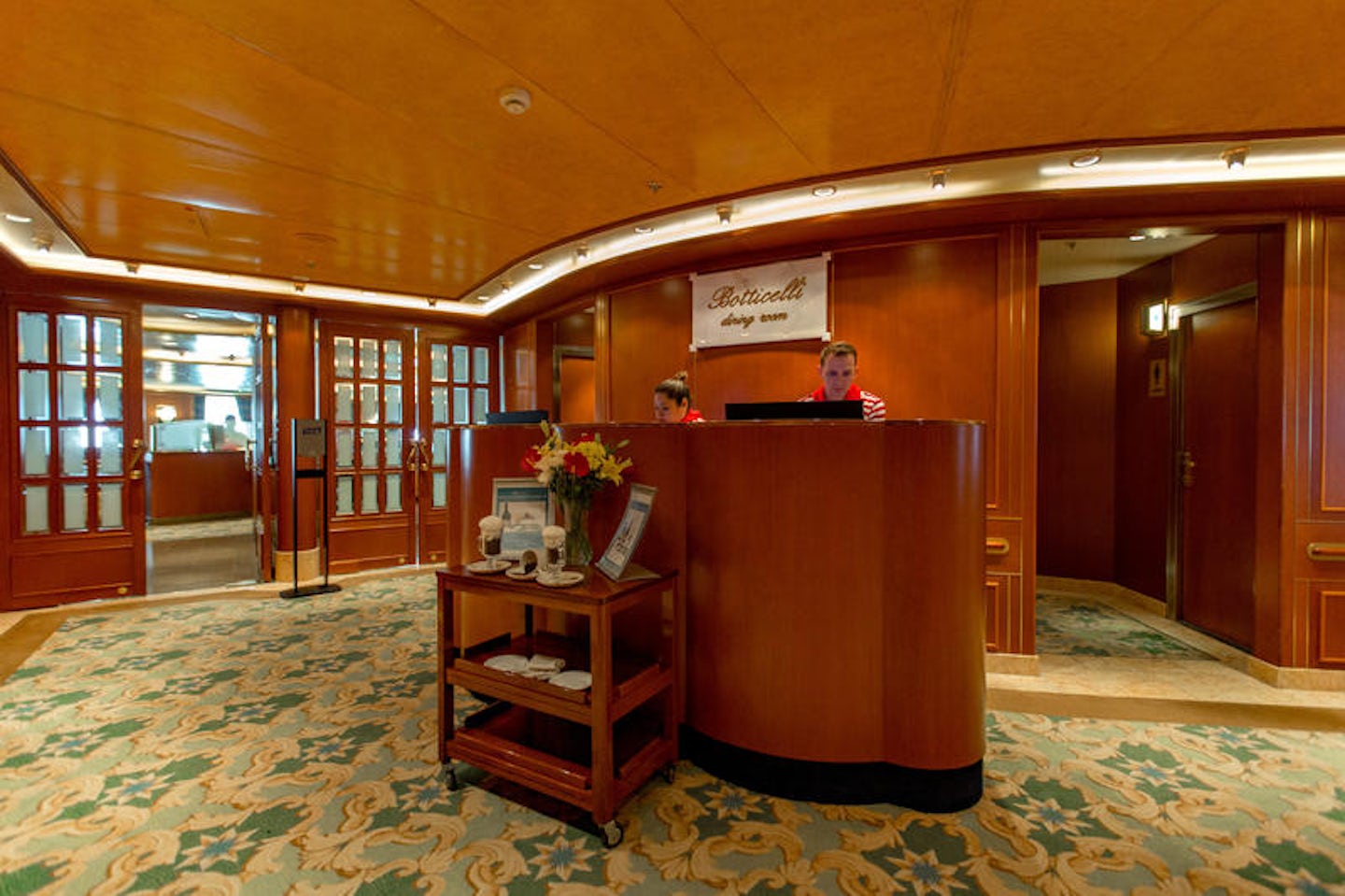 Botticelli Dining Room on Ruby Princess