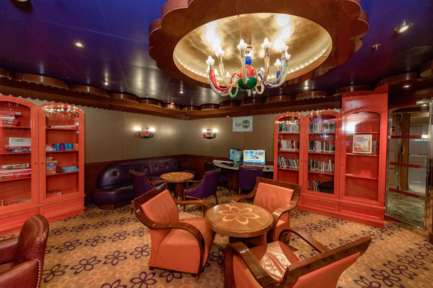 Page Turner Library on Carnival Dream