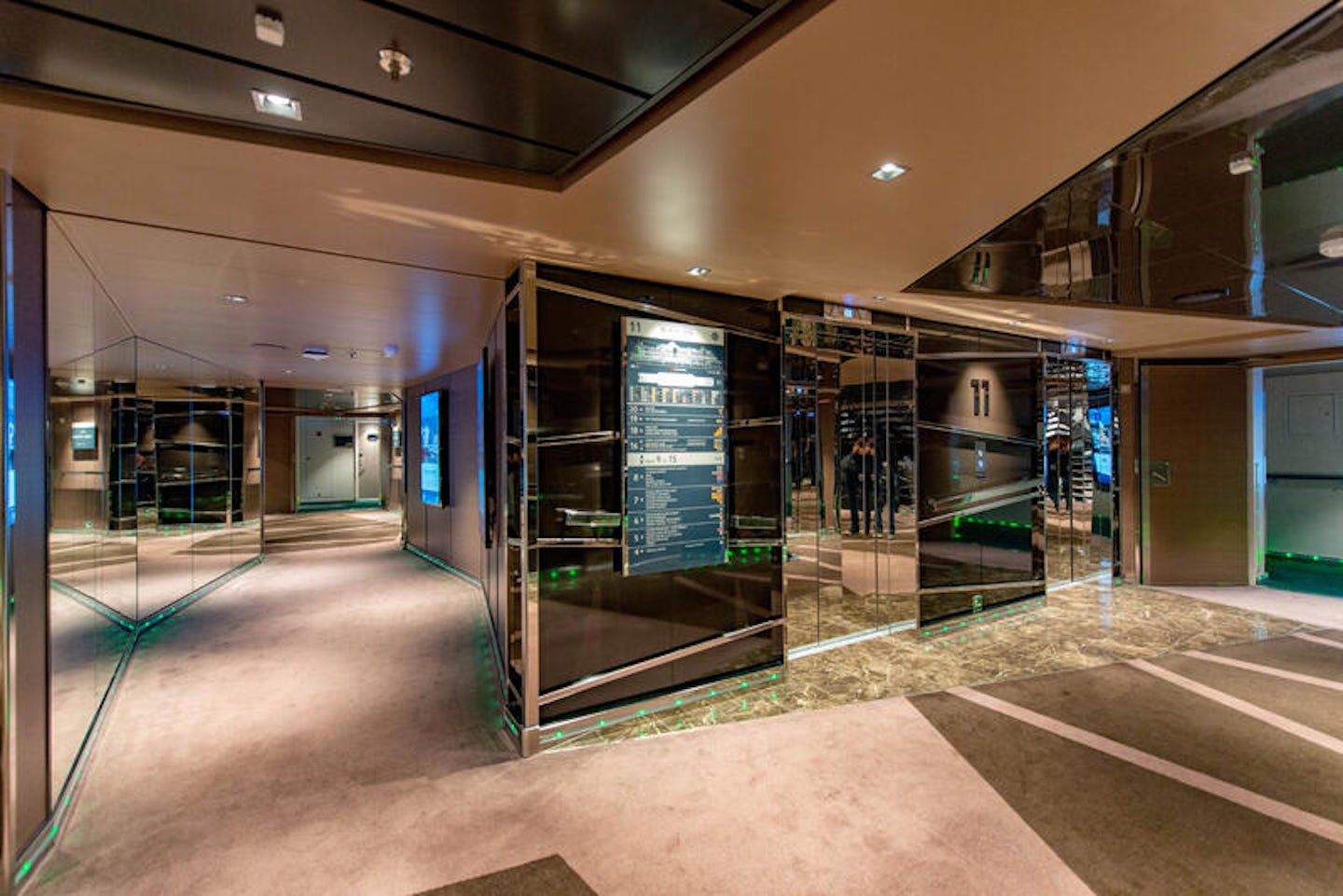 Elevators on MSC Seaview