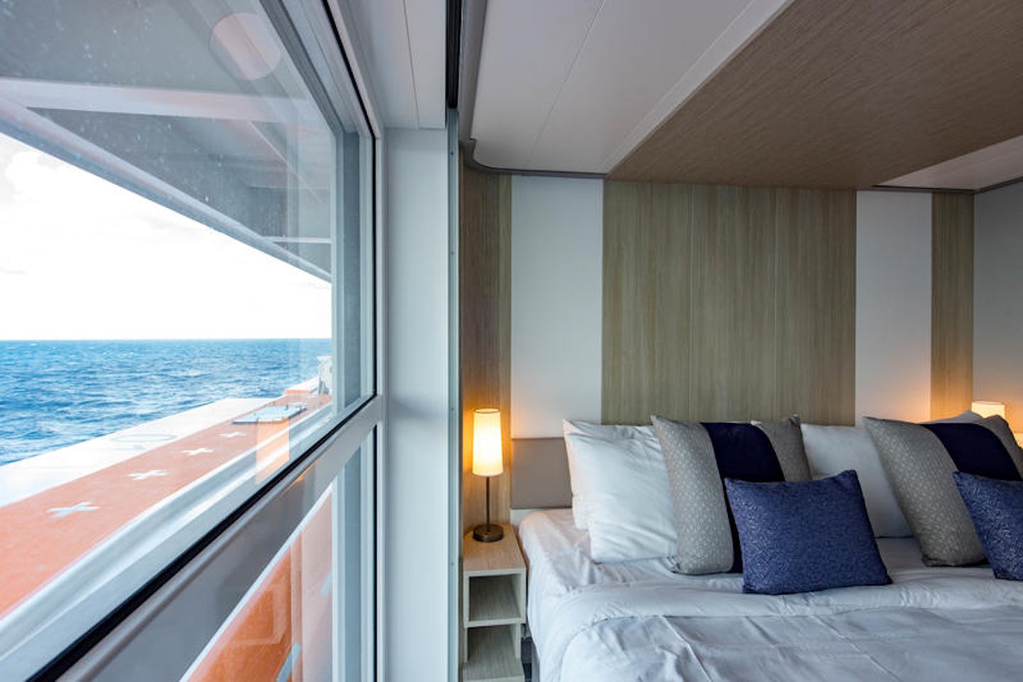 ocean view cruise cabin