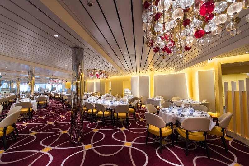 The Dining Room on Holland America Nieuw Statendam Cruise Ship Cruise