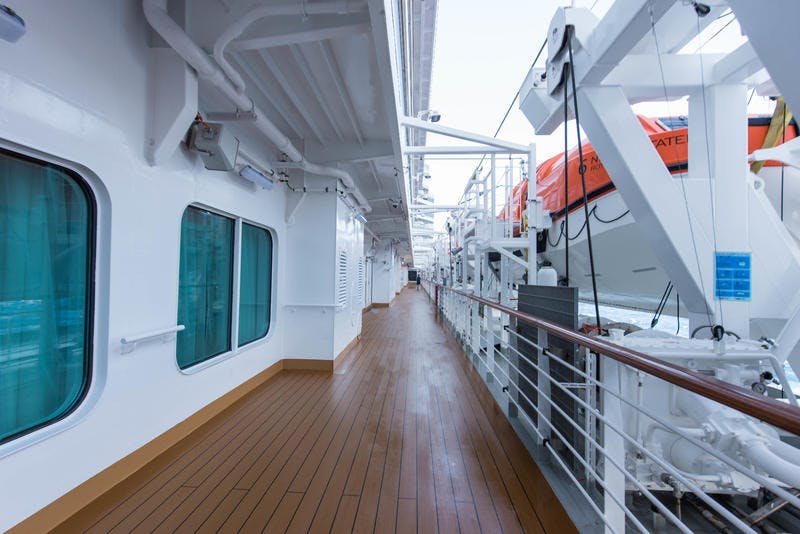 Exterior Decks on Holland America Nieuw Statendam Cruise Ship Cruise