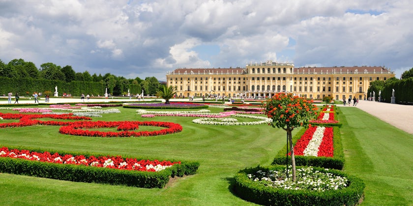 Photograph of Schonbrunn Palace Gardens in Vienna, Austria - Photography by Telegin Sergey via Shutterstock