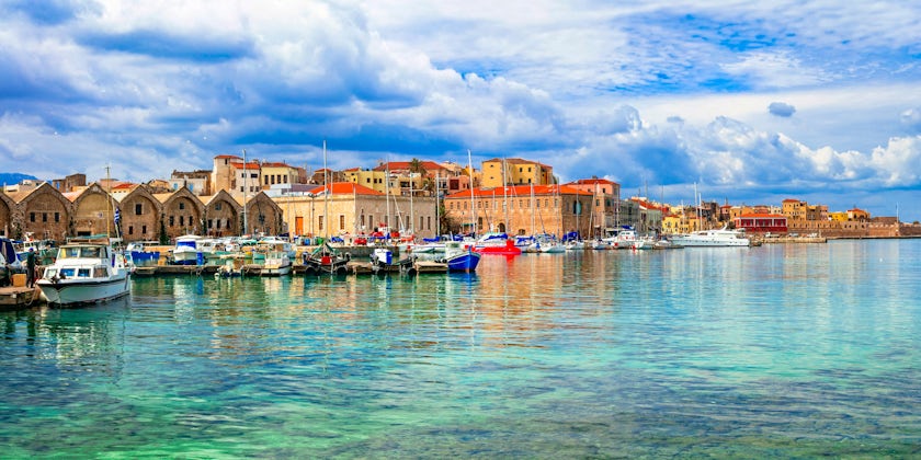 Chania Harbor, Crete Island, Greece (Photo: leoks/Shutterstock)
