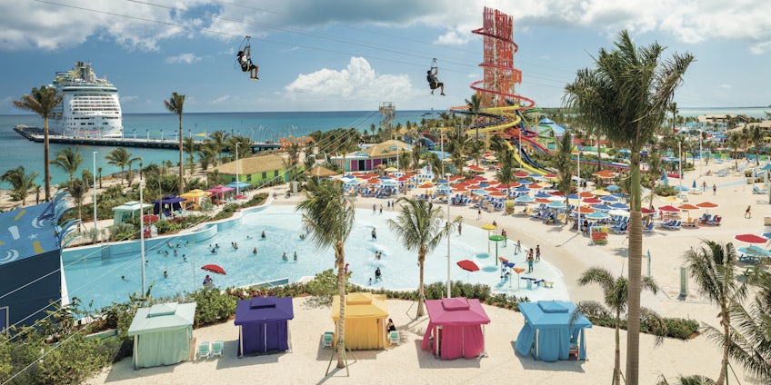 The Thrill Waterpark and Zipline at CocoCay (Photo: Royal Caribbean International) 