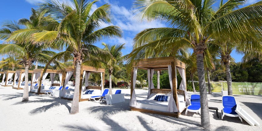South Beach Cabanas at CocoCay (Photo: Royal Caribbean International)