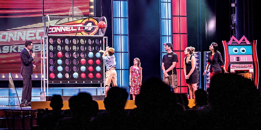 Hasbro's "Connect 4" Game on Carnival Breeze (Photo: Carnival Cruise Line) 
