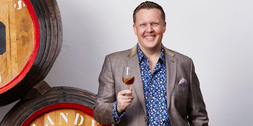 Wine expert ‘Jolly’ Olly Smith, the mastermind behind the Glass House a wine bar on select P&O cruises (Photo: P&O Cruises)