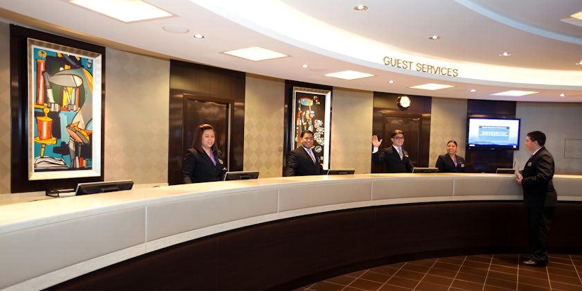 Guest Services on Norwegian Getaway (Photo: Cruise Critic)