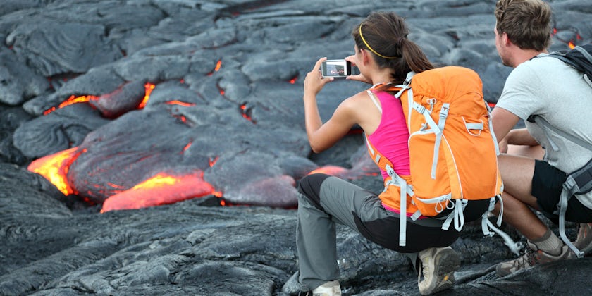 Couple Shooting at Volcano (Photo: Maridav/Shutterstock)