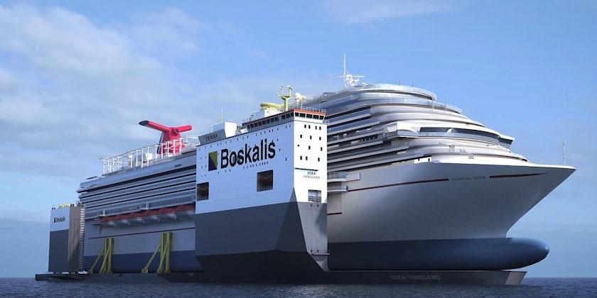 The First-Ever Floating Dry Dock (Photo: Carnival Cruise Line)