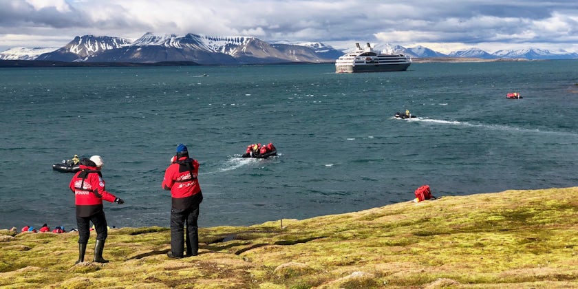 Hiking excursion from an Arctic cruise on Le Boréal hosted by Tauck Small Ship Cruises (Photo: Chris Gray Faust)