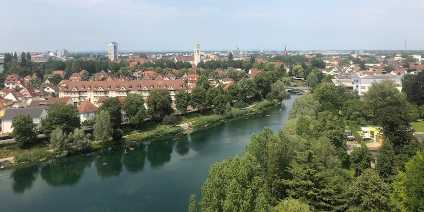 View of the Rhine River running through Kehl, Germany (Photo: Adam Coulter)
