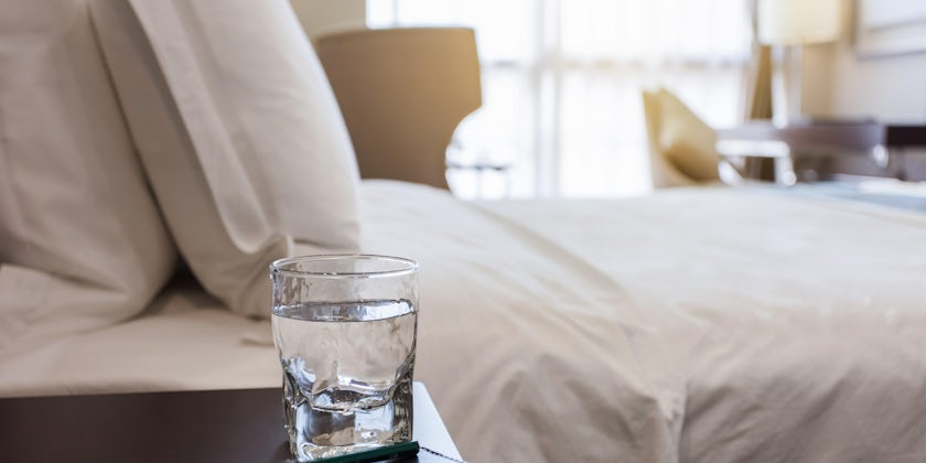 Water on Bedside Table (Photo: luchunyu/Shutterstock)