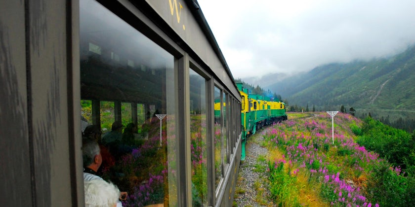 The White Pass and Yukon Railroad From Skagway (Photo: The Old Major/Shutterstock.com)