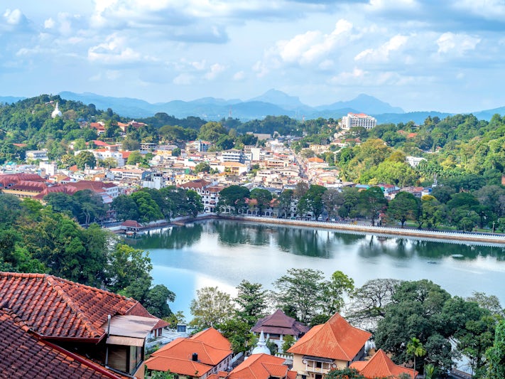 A Scenic Beautiful Aerial View of Kandy in Sri Lanka (Photo: Yakov Oskanov/Shutterstock)