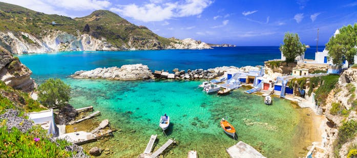 Milos port