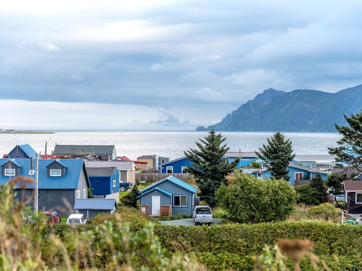 Neighborhood View in Dutch Harbor Unalaska, Alaska (Photo: mark stephens photography/Shutterstock)