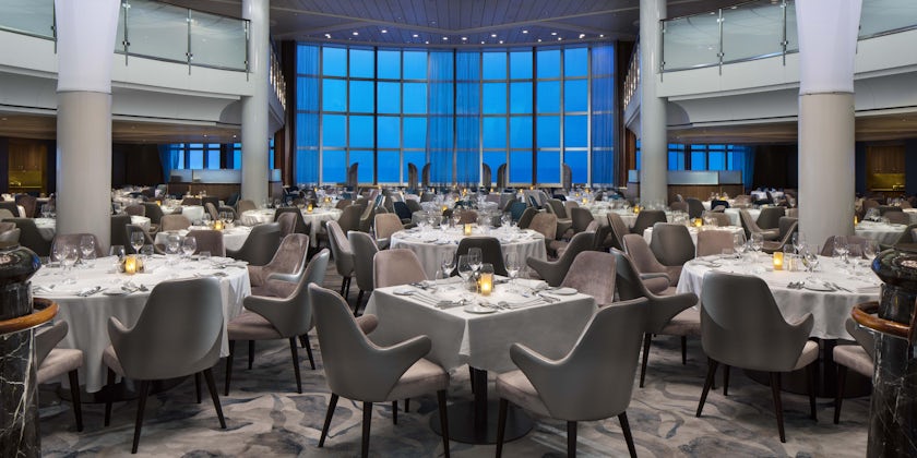 The  Metropolitan Restaurant Main Dining Room on the "revolutionized" Celebrity Millennium (Photo: Celebrity Cruises)