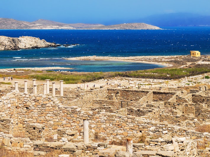 Ancient Ruins on the Island of Delos, Greece (Photo: Mila Atkovska/Shutterstock)