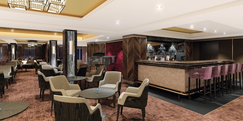 Interior shot of The Club by Jools on Spirit of Discovery