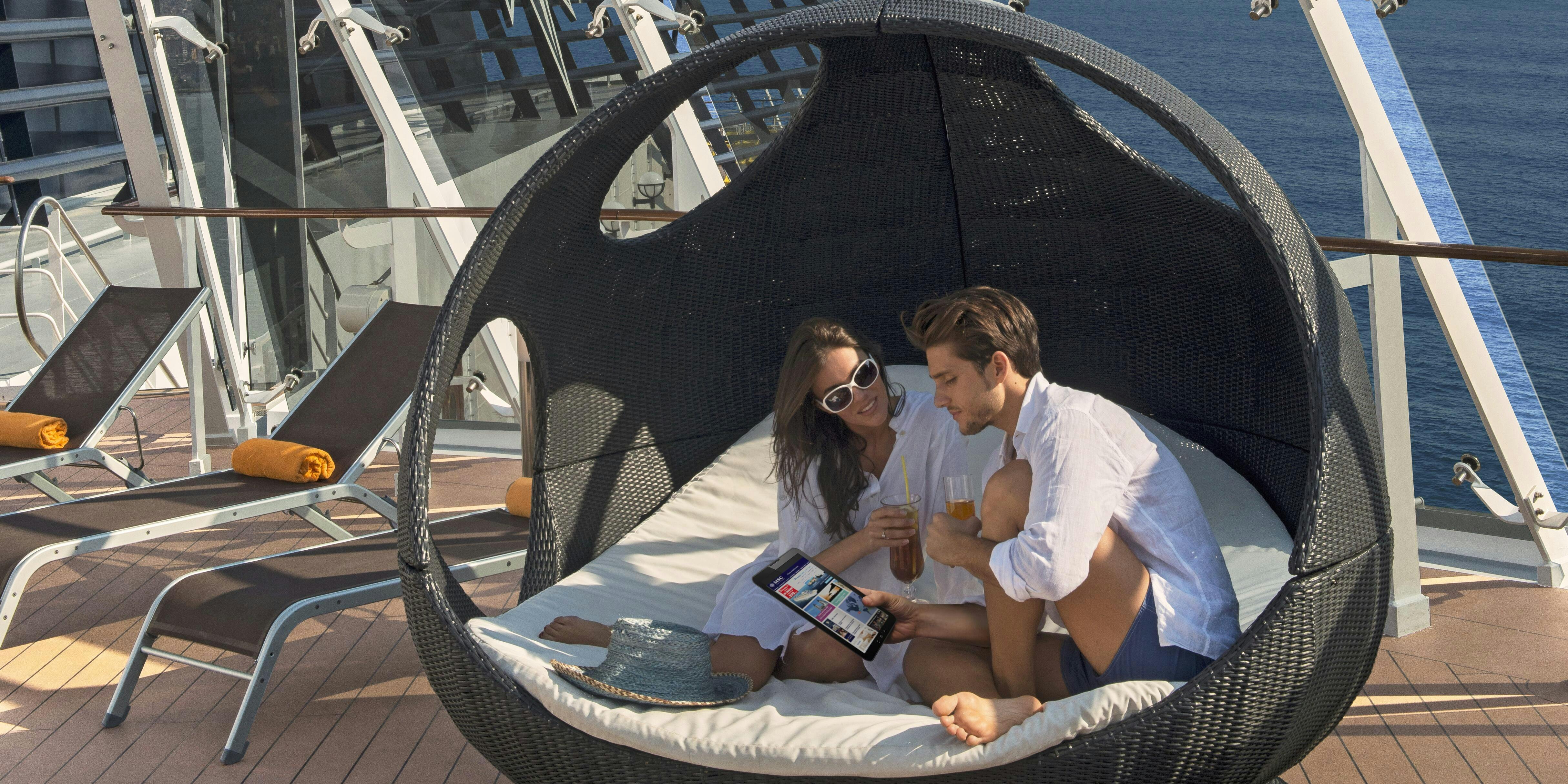 The MSC for Me app enables bookings for shows, meals, excursions and more from your device (Photo: MSC Cruises)