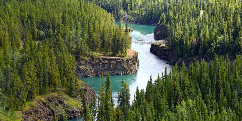Yukon River near Whitehorse, Miles Canyon, Yukon, Canada (Photo: Nenad Basic/Shutterstock)