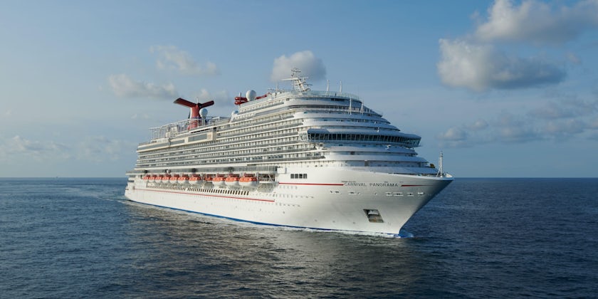 Exterior of Carnival Panorama during its sea trials