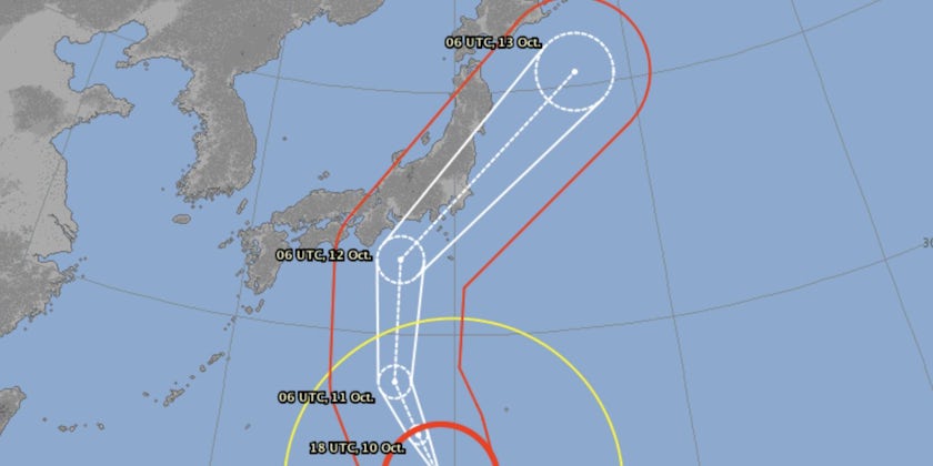 Super Typhoon Hagibis (Photo: Japanese Meteorological Agency)