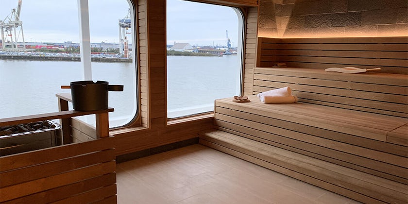 Sauna on Hanseatic Inspiration (Photo: Kim Foley MacKinnon/Cruise Critic)