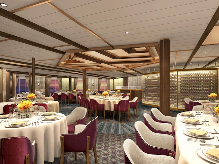 The Restaurant rendering on Seabourn Venture (Photo: Seabourn Cruise Line)