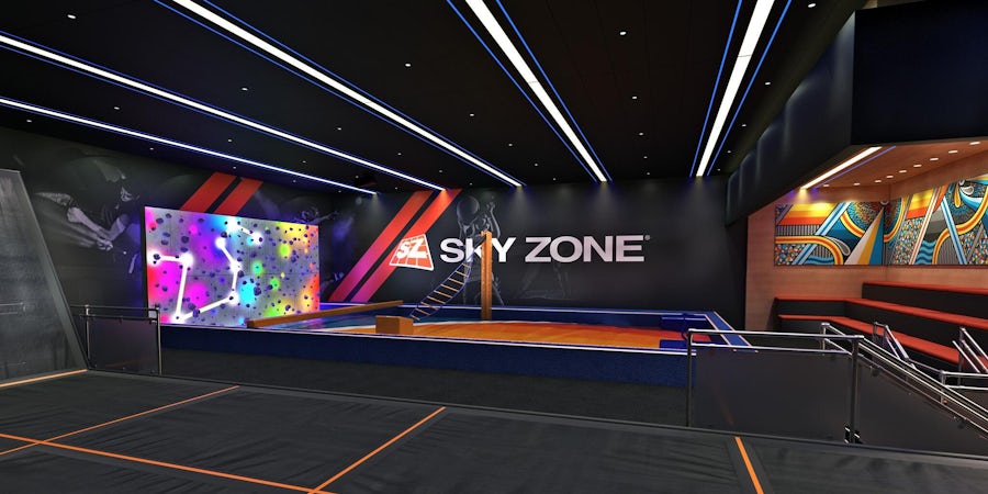 Carnival Releases Pricing for First Indoor Trampoline Park on a Cruise Ship