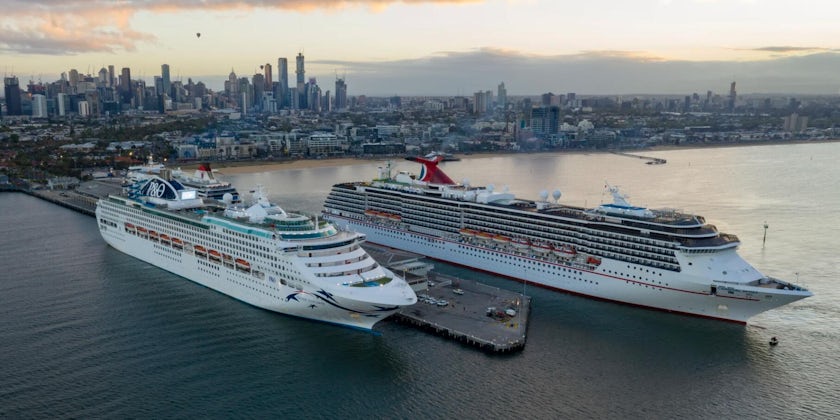 Cruise ships arrive for Melbourne Cup 2019