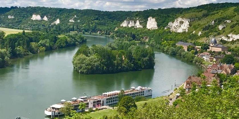 Les Andelys on a Seine River Cruise from Chateau Gaillard (photo by Peter Falk, courtesy of Viking River Cruises)