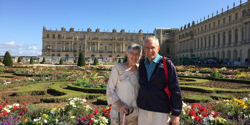 At Versailles, on a Seine River cruise (Photo by Linda Guerra, courtesy of Viking River Cruises)