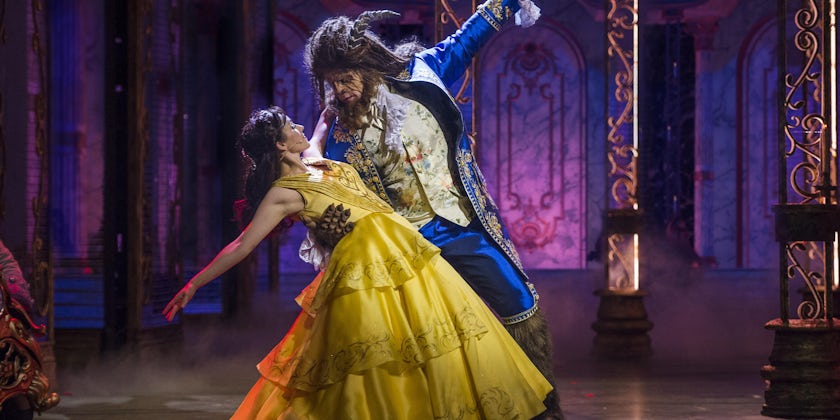 The Beauty and the Beast Performance on Disney Cruises (Photo: Disney Cruise Line)