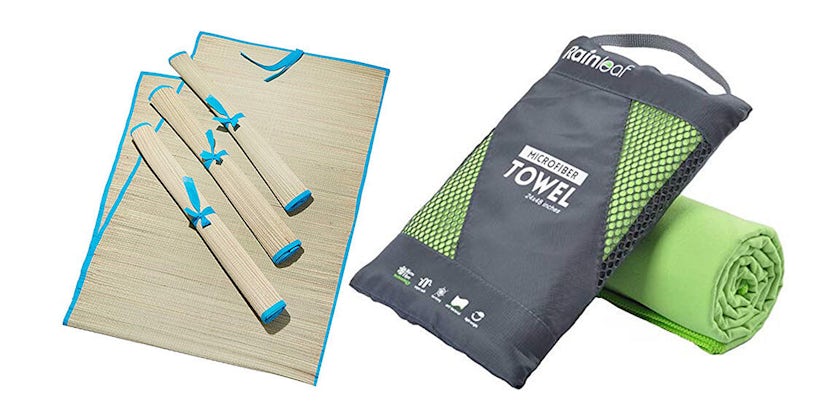 Beach Mats and Quick-Dry Packable Towel (Photo: Amazon)