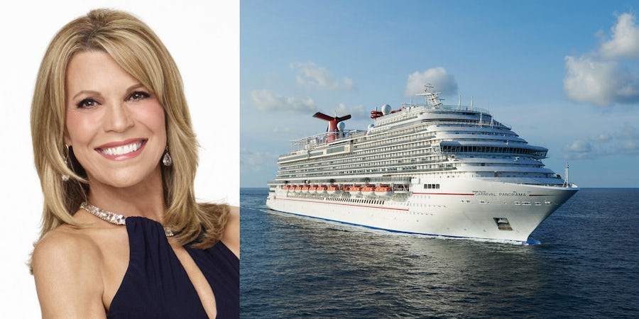 Vanna White to Serve as Godmother for Carnival's Newest Cruise Ship, Carnival Panorama
