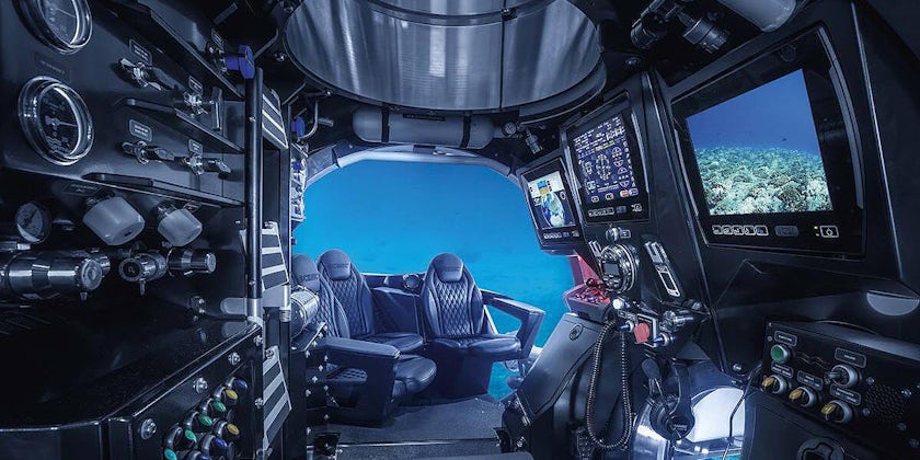Inside Scenic Neptune, Scenic Eclipse's Submarine (Photo: Scenic Cruises)