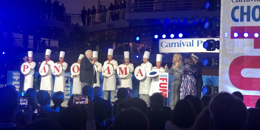 Carnival's Newest Cruise Ship, Carnival Panorama, Christened in California