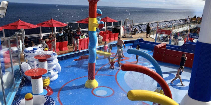 Water park on Carnival Panorama (Photo: Chris Gray Faust/Cruise Critic)