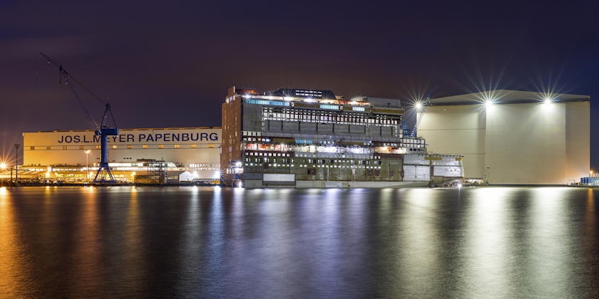 Orders for shipyards like Meyer-Werft have order bookings that stretch into the next decade (Photo: Meyer-Werft)