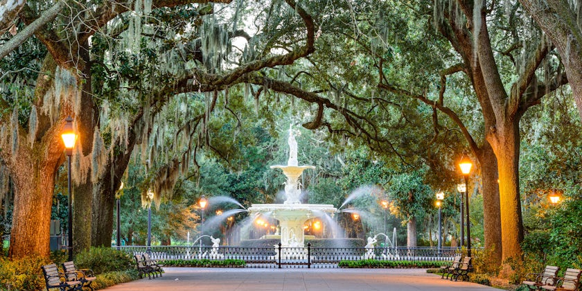 Forsyth Park, Savannah, Georgia (Photo: Getty Images via Victory Cruise Line)