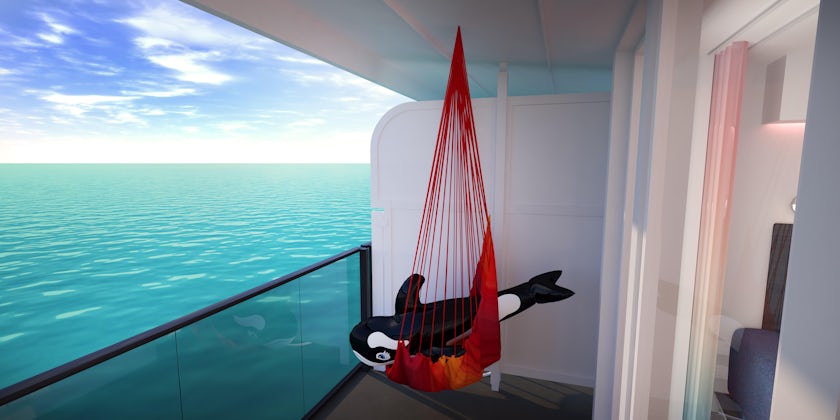 Sea Terrace balcony (Image: Virgin Voyages)