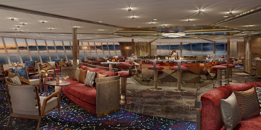 The Constellation Lounge is set to debut on Seabourn Venture in June 2021 (Image: Seabourn Cruises)
