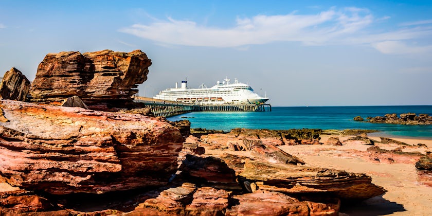Cruise ship docked in Broome (Photo: Michaela De Freitas/Shutterstock.com)