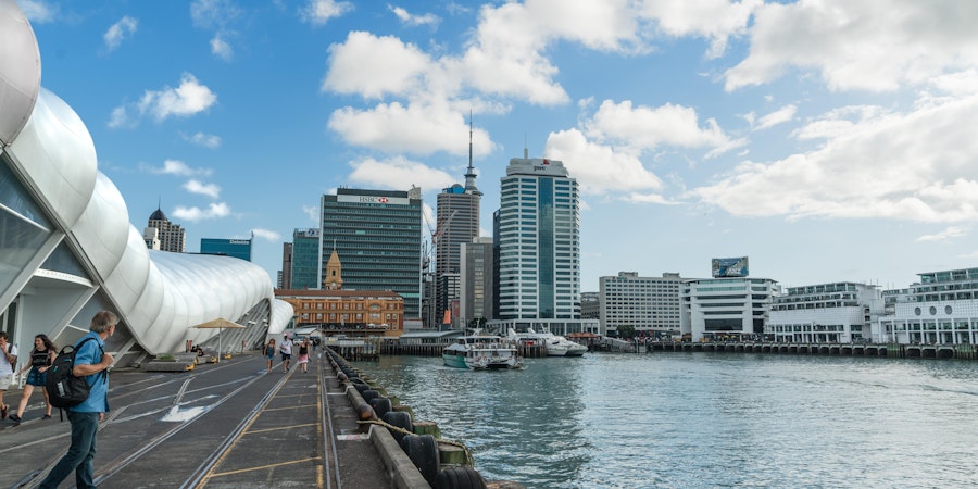 embarkation in auckland: cruise terminal parking, address